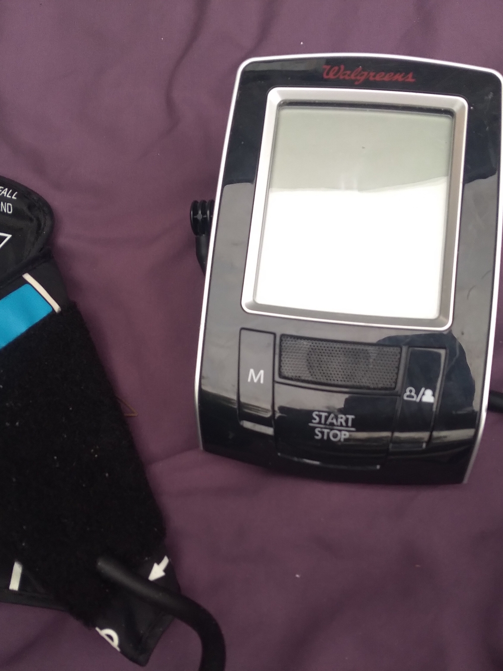 Walgreens Black Digital Blood Pressure Monitor - Compact Home BP Monitor